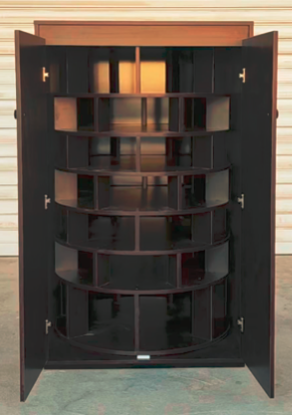 Elegant Rotating Shoe Cabinet – Space-Saving and Stylish Storage Solution
